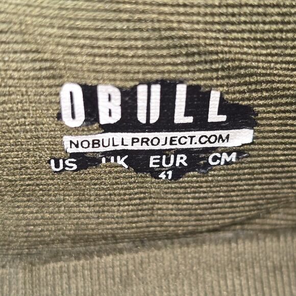 NOBULL SuperFabric Trainer Men's Size 8 Women's Size 9.5 Army Green Sneakers - Picture 8 of 9